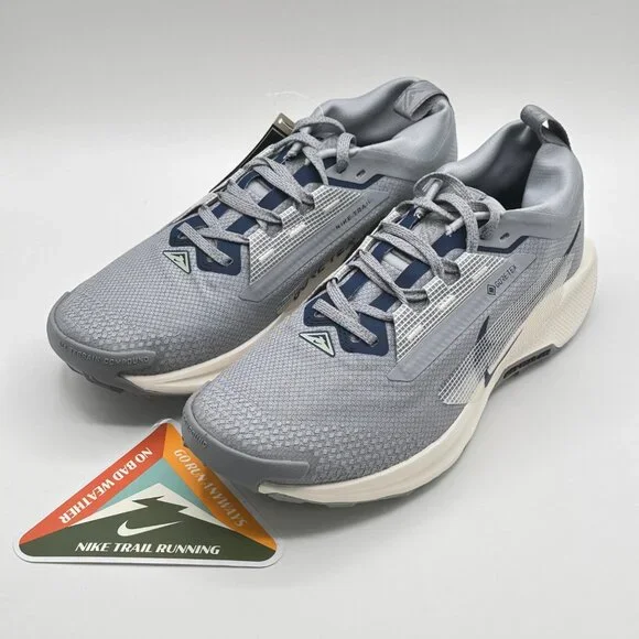 Men's Nike React Pegasus Trail 5 Gore-Tex Cement Grey FQ0908-006 VNDS Sz 7 NEW - Picture 2 of 12